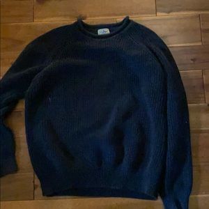 Dark Green LL BEAn knit sweater